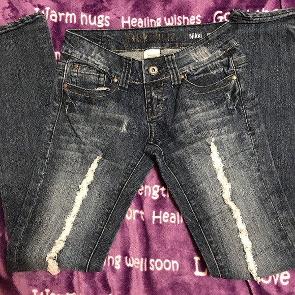 Hydraulic skinny jeans size 3/4 - Picture 1 of 3